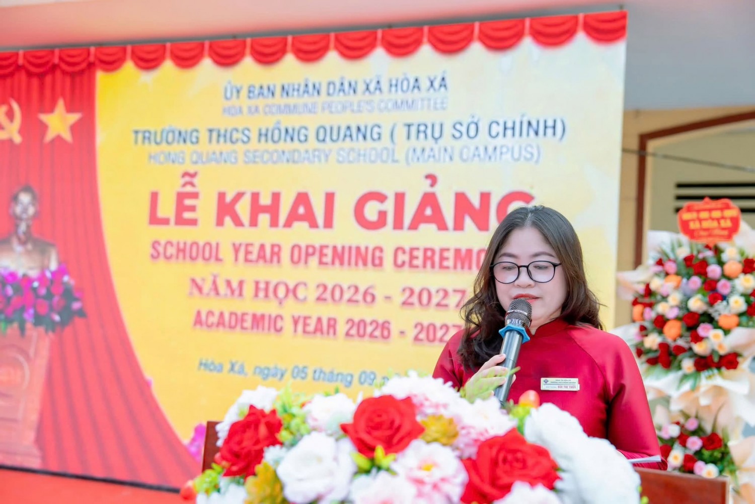 TRƯỜNG THCS HỒNG QUANG – CHÀO MỪNG NĂM HỌC MỚI 2026–2027